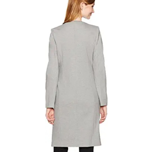 Calvin Klein Women's Long Jacket with Suede - Picture 2 of 2
